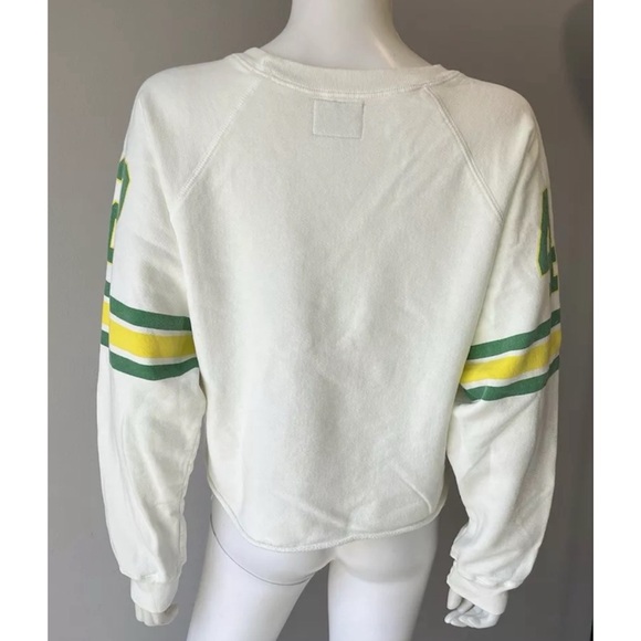 NWOT Free People Retro Brand Varsity Sweatshirt - Picture 5 of 12